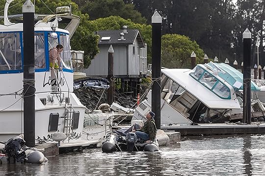 Clean-up continues in the Santa Cruz Harbor, Thursday, Dec. 26,...