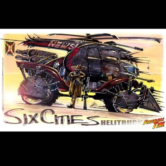 Automotive Pop Culture Art by Fireball Tim Garage