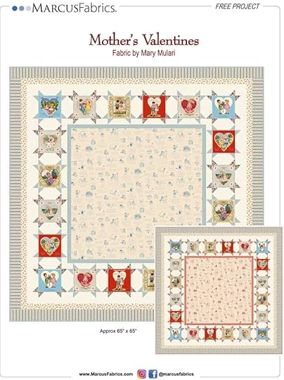Mothers Valentines FREE! Square Quilt Pattern featuring My Mother's Valentines by Mary Mulari available at ShopNZP.com from Nancy Zieman Productions
