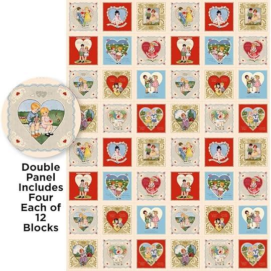 NEW! My Mother's Valentines Fabric by Mary Mulari available from Nancy Zieman Productions at ShopNZP.com