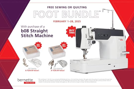 Expand Your Creativity Savings Event February 1-28, 2025 at the Nancy Zieman Sewing Studio and Quilt Shop with Quilt Shop at 120 Front Street in the Fine Arts District in Downtown Beaver Dam, Wisconsin!