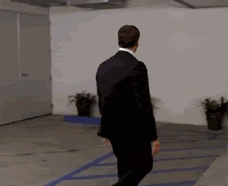 TV gif. Jeremy Piven as Ari Gold in Entourage ends a call and scowls down at his phone before turning and chucking it with full force at the wall. We can feel the satisfaction when it hits the wall and breaks.