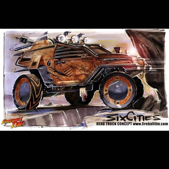 Automotive Pop Culture Art by Fireball Tim Garage