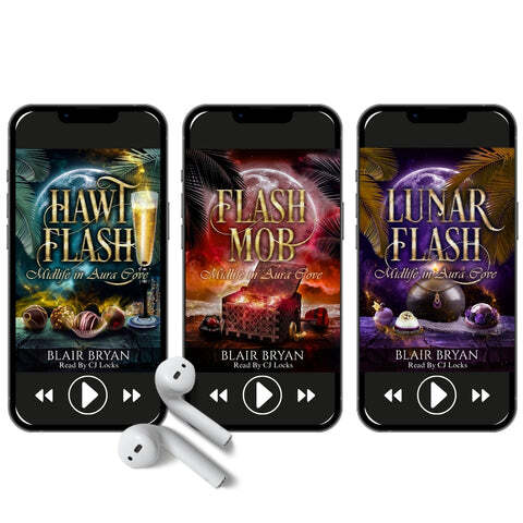 midlife in aura cove 3 audiobook bundle by best selling paranormal women's fiction book author Blair Bryan