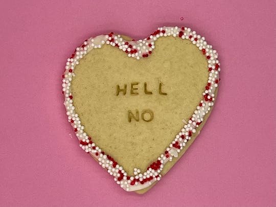 Anti Valentines Cookies Hell No.jpeg