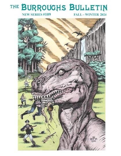 Cover art for the Burroughs Bulletin #109 by Dan Parsons. The top says 