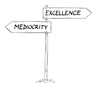 Signpost Excellence Mediocrity Design Engineer
