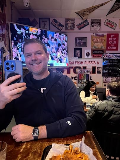 a man taking a selfie