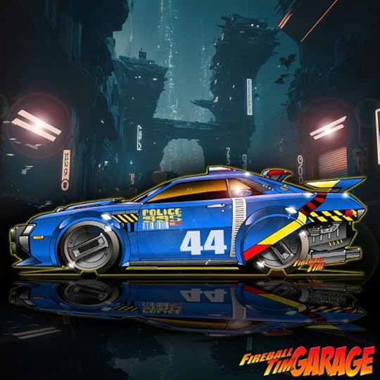 Automotive Pop Culture Art by Fireball Tim Garage