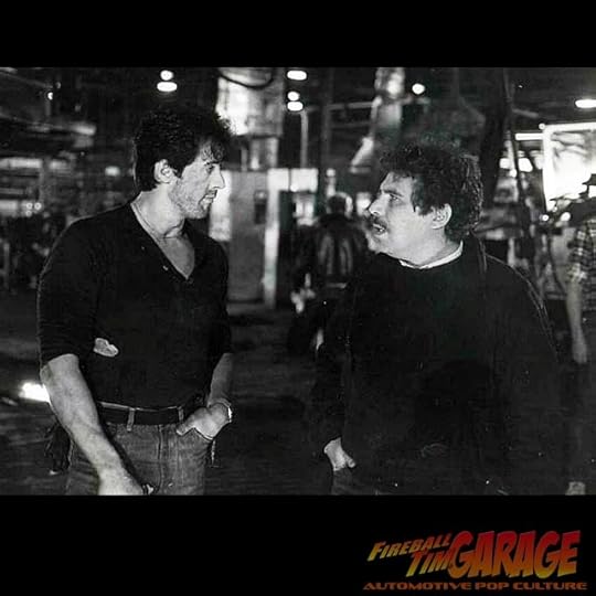 Fireball Tim Garage Automotive Pop Culture Art