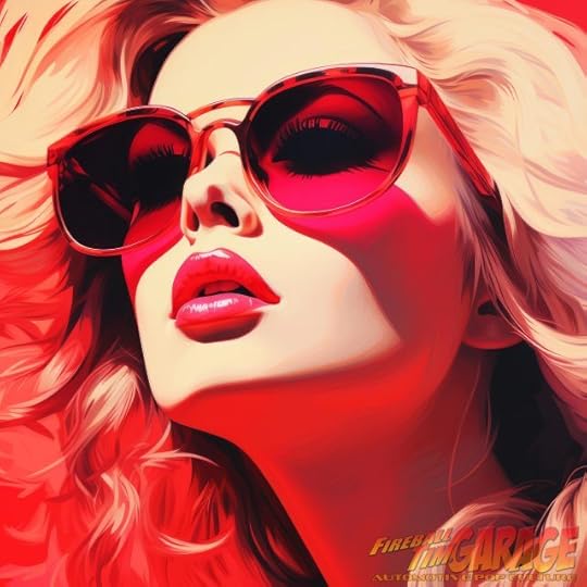 Fireball Tim Garage Automotive Pop Culture Art