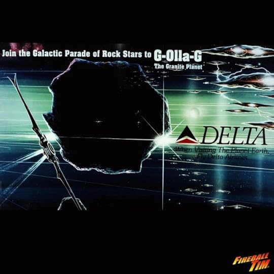 Fireball Tim Garage Automotive Pop Culture Art