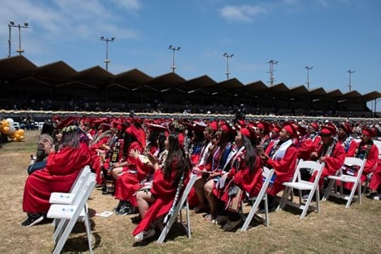 Monterey Peninsula Unified's 2023 graduation which celebrated its four high schools: Monterey, Central Coast, Seaside and Marina. (Molly Gibbs - Monterey Herald).