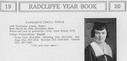 Ursula Parrott Radcliffe Yearbook