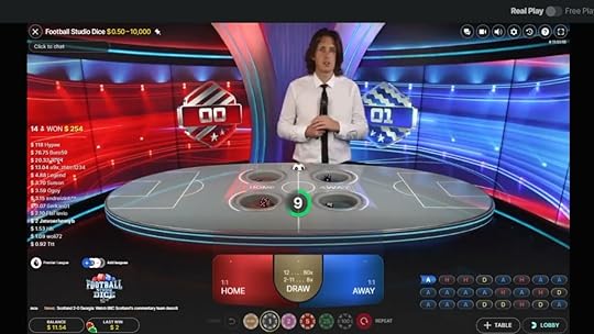 Football Studio Dice – Evolution Gamingのライブカジノゲーム評価