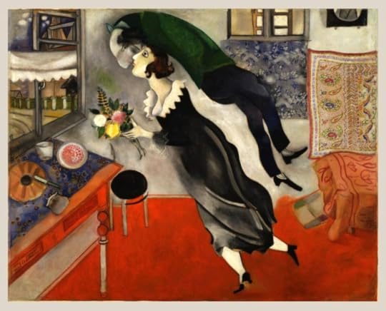 The Lover Kiss Marc Chagall Artwork The Birthday