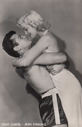 Tony Curtis and Jan Sterling in Flesh and Fury (1952) in Flesh and Fury (1952)
