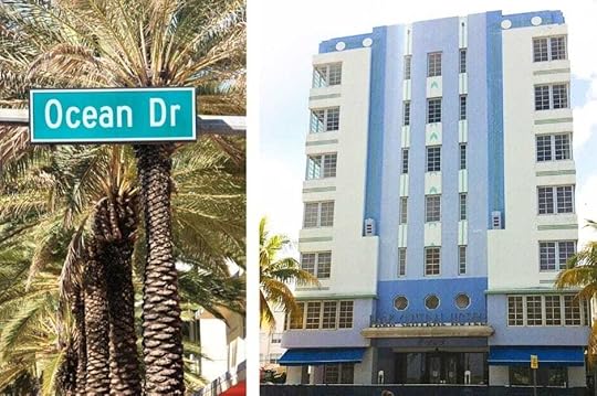 Ocean Drive South Beach Sleek curves of vintage charm and distinctive architectural style
