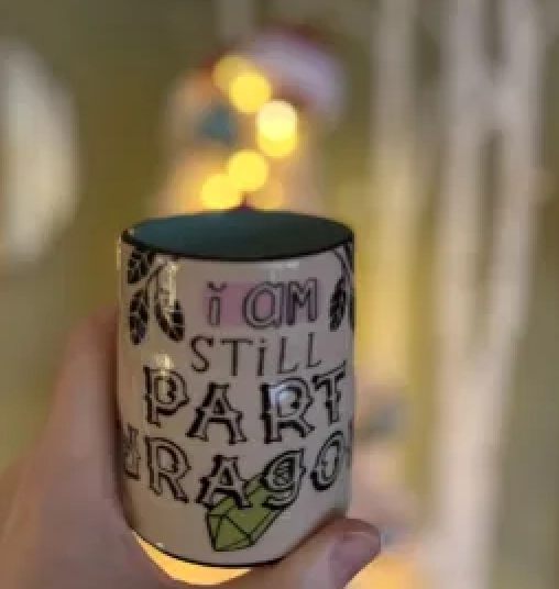 Coffee Cup - I am still part dragon cup