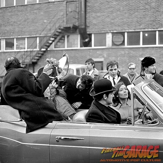 Emma Peel Fireball Tim Garage Automotive Pop Culture Art