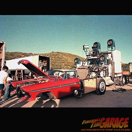 Fireball Tim Garage Automotive Pop Culture Art