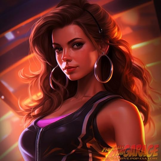 Fireball Tim Garage Automotive Pop Culture Art