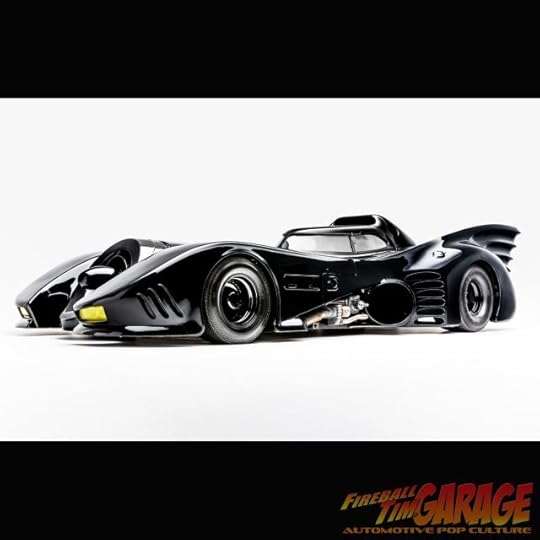 Batmobile Automotive Pop Culture Art by Fireball Tim Garage