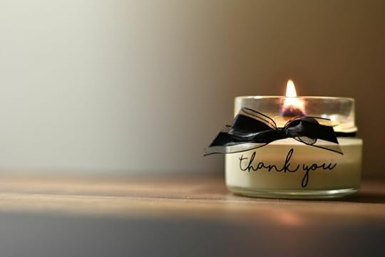 thank you candle