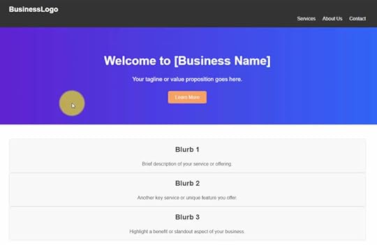 AI-Generated CSS code to style website