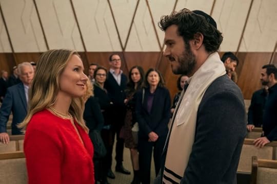 Kristen Bell, left, as Joanne and Adam Brody as Noah in an episode of 
