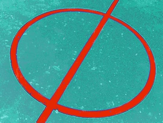 Banned symbol; From a basketball court, colorized