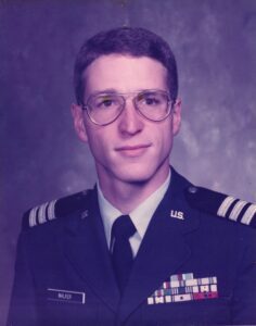 Male Air Force ROTC Cadet in uniform