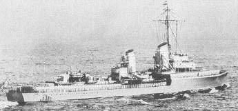 German destroyer Z-1 Leberecht Maass (Division of Naval Intelligence of the US Navy)