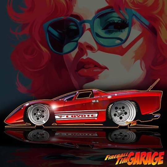 Hardcastle Automotive Pop Culture Art by Fireball Tim Garage