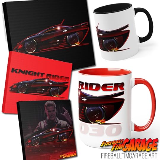 Automotive Pop Culture Art by Fireball Tim Garage