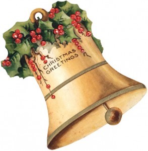 Christmas Greetings, A Decorated Bell