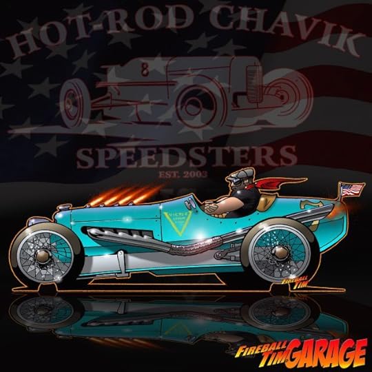 Automotive Pop Culture Art by Fireball Tim Garage 