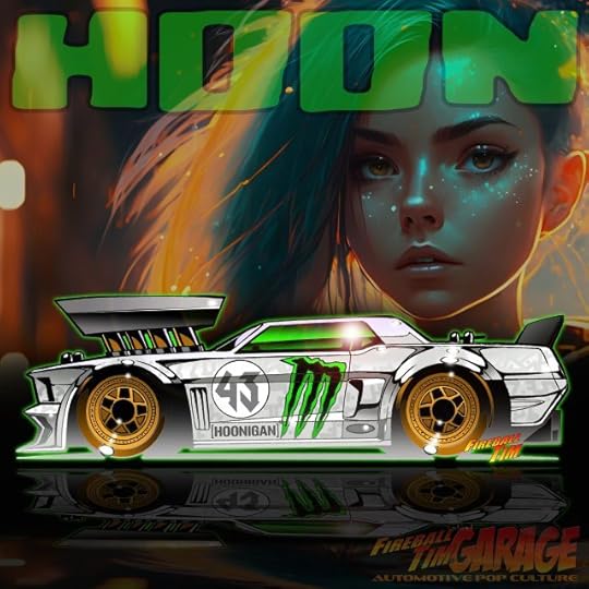 Automotive Pop Culture Art by Fireball Tim Garage 