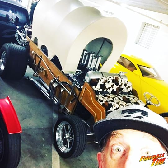 Automotive Pop Culture Art by Fireball Tim Garage 