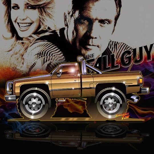 The Fall Guy Automotive Pop Culture Art by Fireball Tim Garage