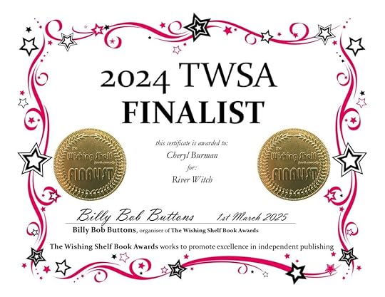 Wishing Shelf Awards Finalist certificate