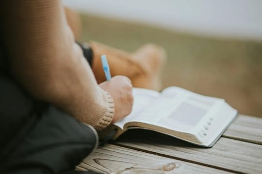 Journaling in a Bible, which is an approach to writing as you read.
