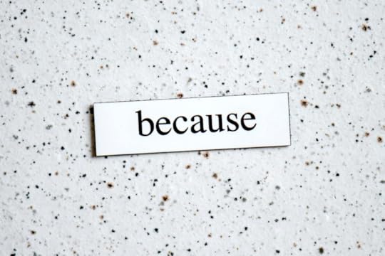 Image: from a magnetic poetry set, a magnet with the word 