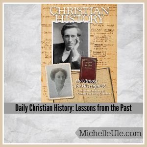 Cover of Christian History Magazine with Oswald and Biddy Chambers