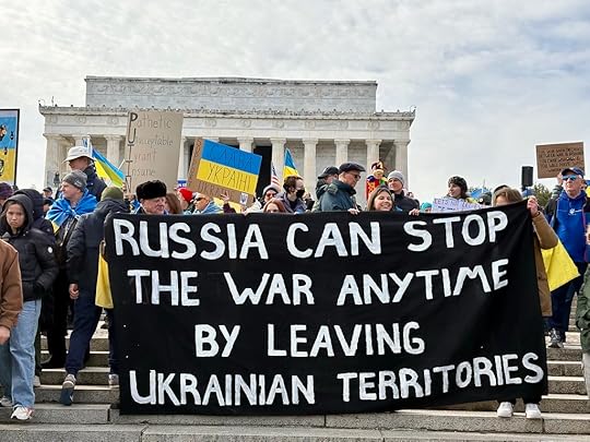 Russia can stop the war anytime by leaving Ukranian territories