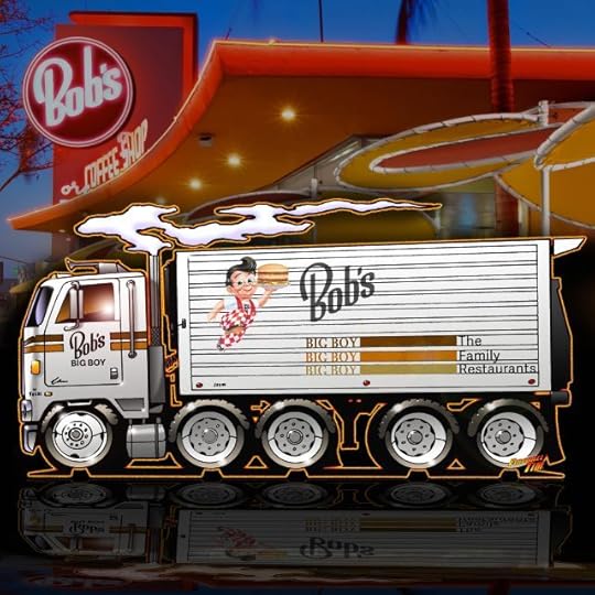 Bob's Big Boy Automotive Pop Culture Art by Fireball Tim Garage