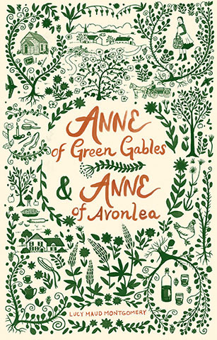 Anne of Green Gables and Anne of Avonlea book cover