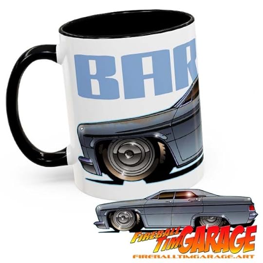 Baretta Automotive Pop Culture Art by Fireball Tim Garage