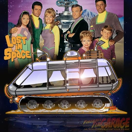 Lost in Space Automotive Pop Culture Art by Fireball Tim Garage