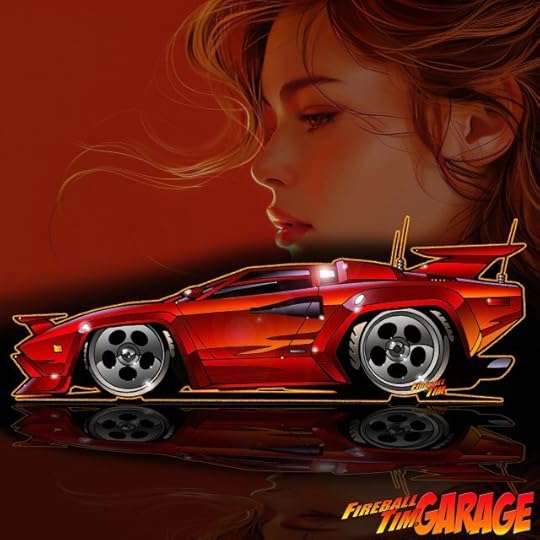 Automotive Pop Culture Art by Fireball Tim Garage